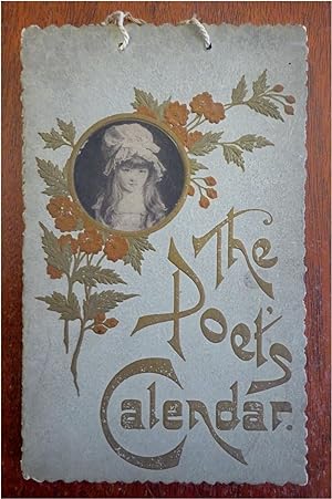 Seller image for The Poet's Calendar for 1892 Longfellow Pope Chaucer pictorial desk calendar for sale by RareMapsandBooks