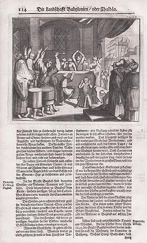 Seller image for (Ottoman people enjoying live music) - Ottoman Empire Osmanisches Reich / costumes Trachten / Musik music (114) for sale by Antiquariat Steffen Vlkel GmbH