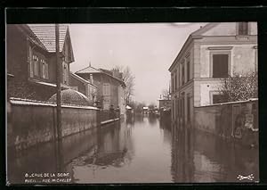 Ansichtskarte Rueil, Crue de la Seine, Rue Michelet, Hochwasser