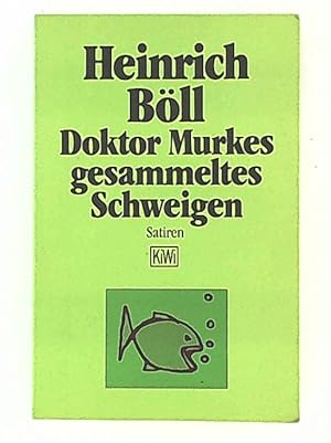 Image du vendeur pour Doktor Murkes gesammeltes Schweigen und andere Satiren mis en vente par Leserstrahl  (Preise inkl. MwSt.)