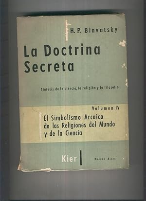 Bild des Verkufers fr La Doctrina Secreta Volumen IV zum Verkauf von El Boletin