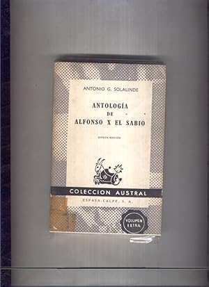 Image du vendeur pour Austral numero 0169: Antologia de Alfonso X El Sabio mis en vente par El Boletin