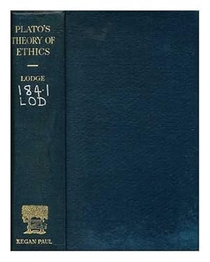 Bild des Verkufers fr Platos Theory of Ethics : the Moral Criterion and the Highest Good / by R. C. Lodge zum Verkauf von WeBuyBooks