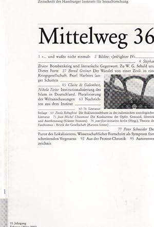 Immagine del venditore per Mittelweg 36 : Zeitschrift des Hamburger Instituts fr Sozialforschung; 1 / 2002. venduto da Schrmann und Kiewning GbR