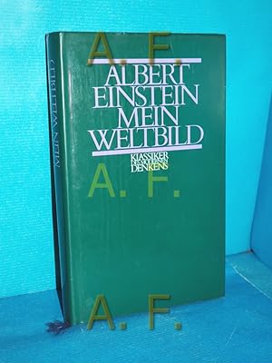 Bild des Verkufers fr Mein Weltbild (Klassiker des modernen Denkens) zum Verkauf von Antiquarische Fundgrube e.U.