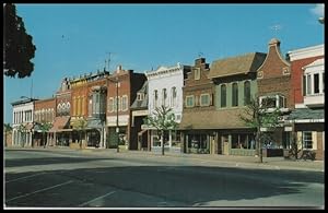 Seller image for architecutre postcard: Street Scene, Pella, Iowa for sale by Mobyville