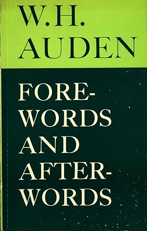 Seller image for Forewords and Afterwords Selected by Edward Mendelson for sale by avelibro OHG