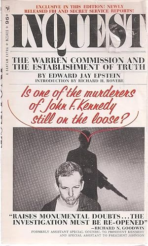 Seller image for Inquest; The Warren Commission and the Establishment of Truth for sale by The Book House, Inc.  - St. Louis