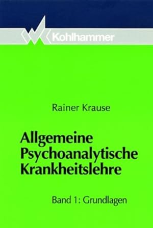 Bild des Verkufers fr Allgemeine psychoanalytische Krankheitslehre, Bd 1 Bd. 1: Grundlagen zum Verkauf von antiquariat rotschildt, Per Jendryschik