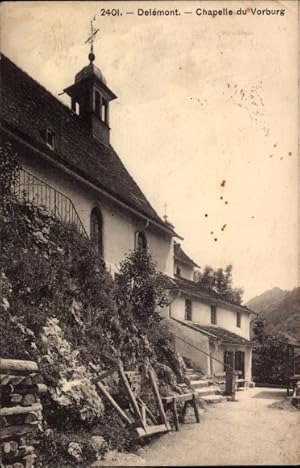 Ansichtskarte / Postkarte Delsberg Delémont Kanton Jura, Kapelle Vorburg