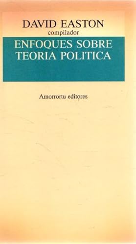 Bild des Verkufers fr Enfoques sobre teora poltica . zum Verkauf von Librera Astarloa