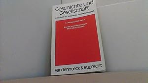 Imagen del vendedor de Wandel und Beharrung in der Frhen Neuzeit. Geschichte und Gesellschaft Heft 4 1982. a la venta por Antiquariat Uwe Berg