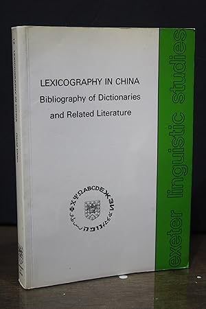 Bild des Verkufers fr Lexicography in China. Bibliography of Dictionaries and Related Literature.- Chien, David. zum Verkauf von MUNDUS LIBRI- ANA FORTES