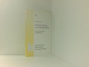 Seller image for Politische Bildung mit Arbeiterfamilien for sale by Book Broker