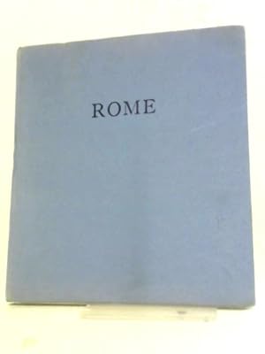 Imagen del vendedor de Rome a la venta por World of Rare Books