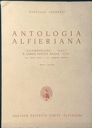 Imagen del vendedor de Antologia alfierana a la venta por Librodifaccia