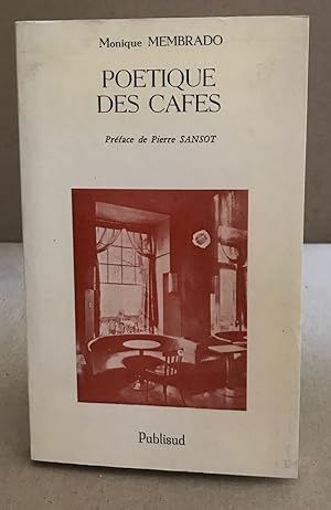 Poétique des cafés