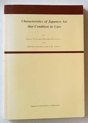 Seller image for Characteristics of Japanese Art that Condition its Care for sale by *bibliosophy*