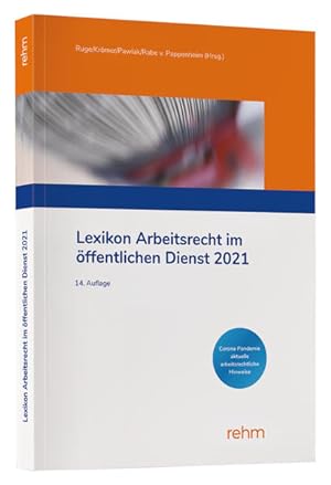 Bild des Verkufers fr Lexikon Arbeitsrecht im ffentlichen Dienst 2021 zum Verkauf von Studibuch