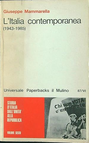 Seller image for L'Italia contemporanea 1943-1985 for sale by Librodifaccia