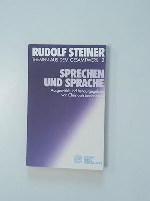 Bild des Verkufers fr (Steiner, Rudolf): Rudolf Steiner Themen aus dem Gesamtwerk (Themen TB.), Nr.2, Sprechen und Sprache (Rudolf-Steiner-Themen-Taschenbcher) zum Verkauf von Antiquariat Buchhandel Daniel Viertel