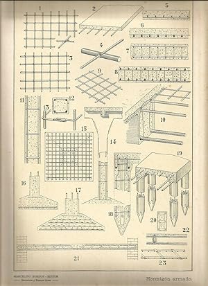 Immagine del venditore per Lamina 149: Tratado de arquitectura de Sugraes - Hormigon armado venduto da EL BOLETIN