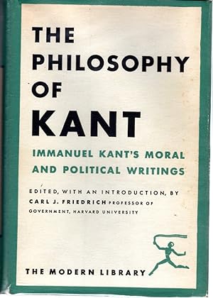 Image du vendeur pour The Philosophy of Kant mis en vente par Dorley House Books, Inc.