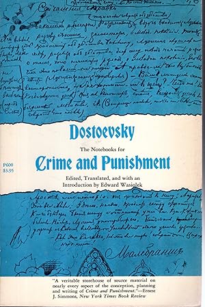 Imagen del vendedor de Dostoevsky: The Notebooks for Crime and Punishment a la venta por Dorley House Books, Inc.