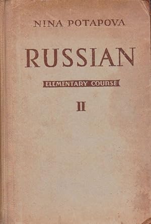 Seller image for Russian Elementary Course II for sale by Heights Catalogues, Books, Comics