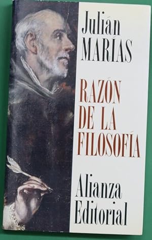 Imagen del vendedor de Razn de la filosofa a la venta por Librera Alonso Quijano