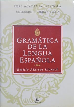 Imagen del vendedor de Gramática de la lengua española a la venta por Librería Alonso Quijano