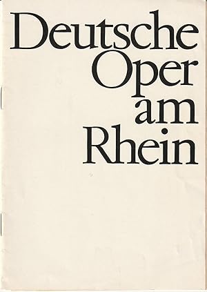 Bild des Verkufers fr Programmheft Benjamin Britten ALBERT HERRING Spielzeit 1967 / 68 zum Verkauf von Programmhefte24 Schauspiel und Musiktheater der letzten 150 Jahre