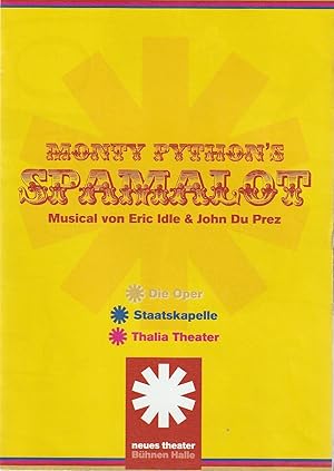 Image du vendeur pour Programmheft MONTY PYTHON S SPAMALOT Premiere 25. Februar 2022 Spielzeit 2021 / 2022 mis en vente par Programmhefte24 Schauspiel und Musiktheater der letzten 150 Jahre