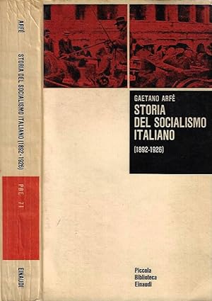 Bild des Verkufers fr Storia del socialismo italiano 1892 - 1926 zum Verkauf von Biblioteca di Babele