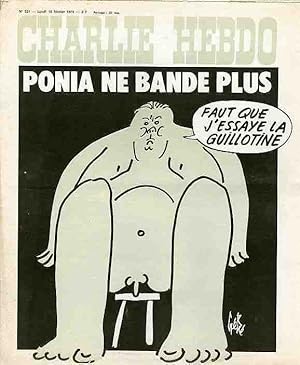 "CHARLIE HEBDO N°221 du 10/2/1975" Gébé : PONIA NE BANDE PLUS