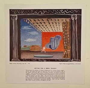 Seller image for Setting for a Greek Tragedy (1938 Lithograph Print) for sale by Maynard & Bradley