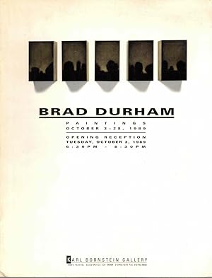 Bild des Verkufers fr Brad Durham: Paintings October 3-28, 1989 zum Verkauf von Kenneth Mallory Bookseller ABAA