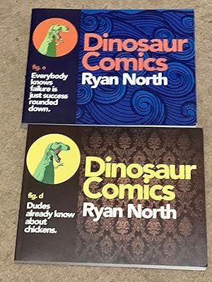 Dinosaur Comics: Fig D & Fig E. (Both Signed with doodle)