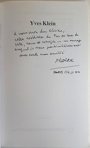 Yves KLEIN : Le feu au coeur du vide