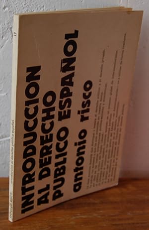 Imagen del vendedor de INTRODUCCIN AL DERECHO PBLICO ESPAOL a la venta por EL RINCN ESCRITO