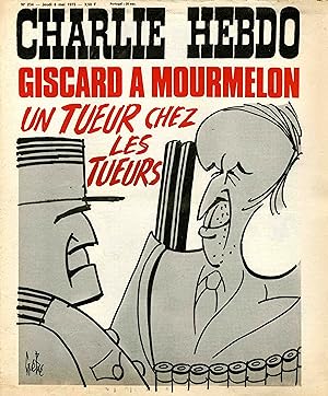 "CHARLIE HEBDO N°234 du 8/5/1975" Gébé : GISCARD A MOURMELON (Un tueur chez les tueurs)