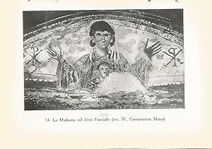 Imagen del vendedor de Lamina 445: CATACUMBAS DE ROMA. Virgen con el Nio. Siglo IV a la venta por EL BOLETIN