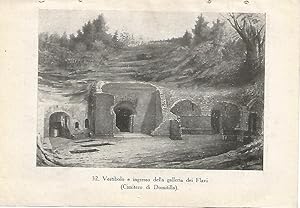 Imagen del vendedor de Lamina 447: CATACUMBAS DE ROMA. Entrada a la Galeria Flavia. Cementerio de Domitilla a la venta por EL BOLETIN