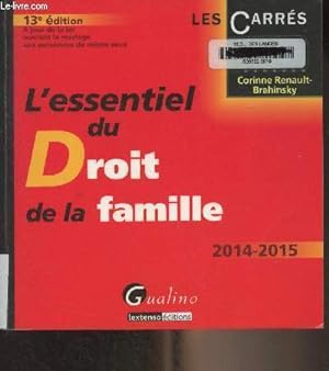 Image du vendeur pour L'essentiel du droit de la famille - 13e dition - 2014-2015 mis en vente par Le-Livre