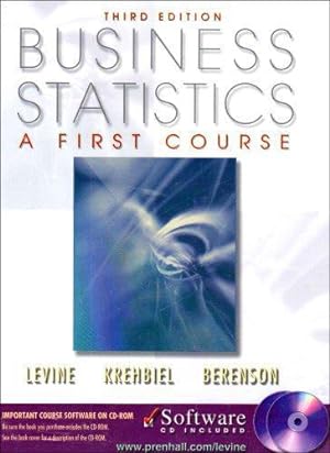 Seller image for Business Statistics, a First Course for sale by WeBuyBooks