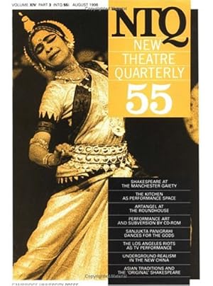 Seller image for New Theatre Quarterly 55: Volume 14, Part 3 (New Theatre Quarterly, Series Number 55) for sale by WeBuyBooks