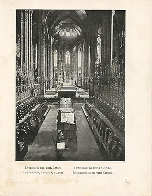 Imagen del vendedor de Lamina 1055: CATEDRAL DE BARCELONA. Interior desde el coro a la venta por EL BOLETIN