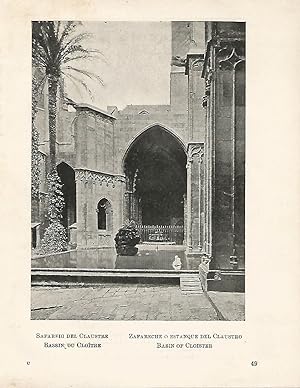 Imagen del vendedor de Lamina 1078: CATEDRAL DE BARCELONA. Estanque del claustro a la venta por EL BOLETIN