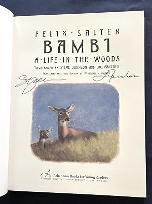 Seller image for BAMBI; A Life in the Woods / Felix Salten / Illustrated by Steve Johnson and Lou Fancher / Translated from the German by Whittaker Chambers for sale by Borg Antiquarian