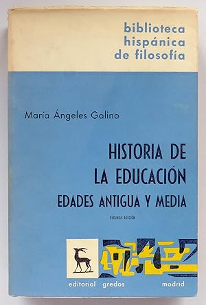 Historia de la Educación. Edades Antigua y Media